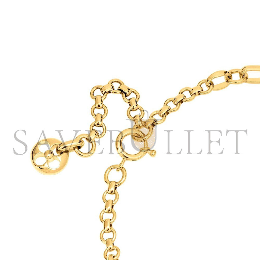 LOUIS VUITTON CRAZY IN LOCK NECKLACE M00373